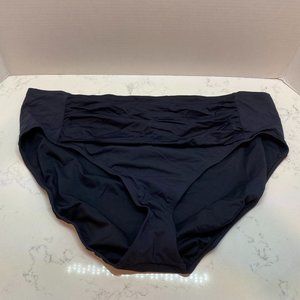 NWT Bleu Rod Beattie Shirred Tummy Control Bikini Bottom